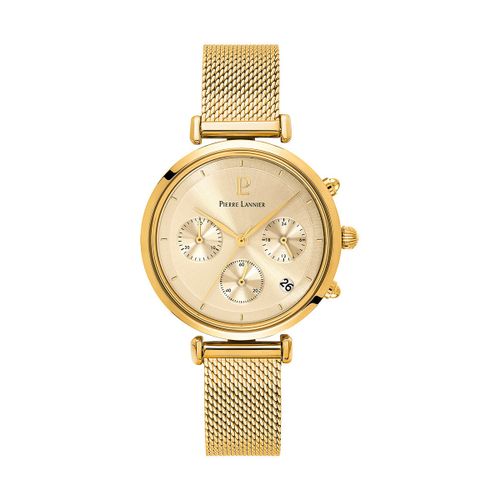 Montre Montre LUTECIA Cadran Doré - Pierre Lannier - Modalova