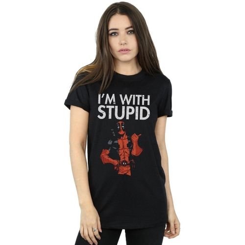T-shirt Marvel I'm With Stupid - Marvel - Modalova