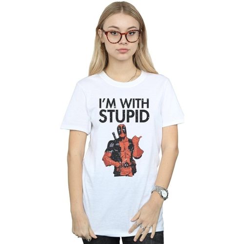 T-shirt Marvel I'm With Stupid - Marvel - Modalova