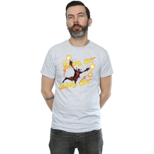 T-shirt Marvel Sun's Out Guns Out - Marvel - Modalova