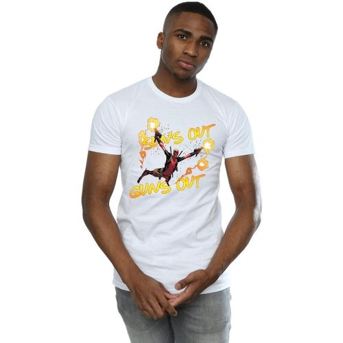 T-shirt Marvel Sun's Out Guns Out - Marvel - Modalova
