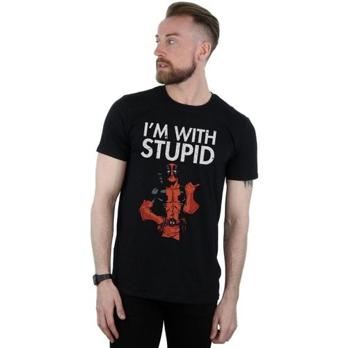 T-shirt Marvel I'm With Stupid - Marvel - Modalova