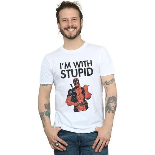 T-shirt Marvel I'm With Stupid - Marvel - Modalova