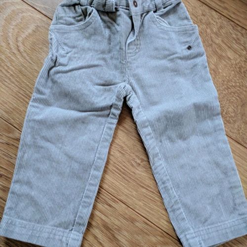 Pantalons droit Pantalon en velours gris - 18 mois - Grain de blé - Modalova