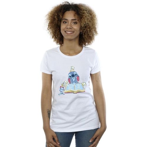 T-shirt Reading Reading A Book - Disney - Modalova