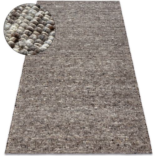 Tapis Tapis NEPAL 2100 stone, grigio - laine, 160x220 cm - Rugsx - Modalova