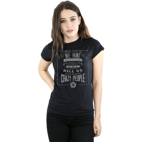 T-shirt Supernatural Crazy People - Supernatural - Modalova