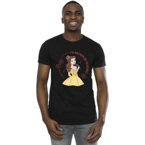 T-shirt Beauty And The Beast I'd Rather Be Reading - Disney - Modalova