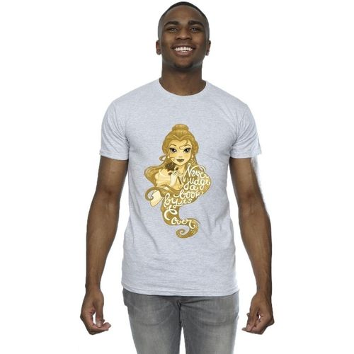 T-shirt Beauty And The Beast Never Judge - Disney - Modalova