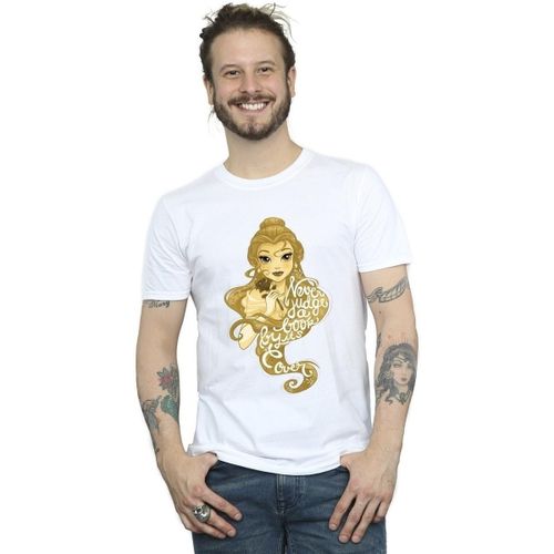 T-shirt Beauty And The Beast Never Judge - Disney - Modalova