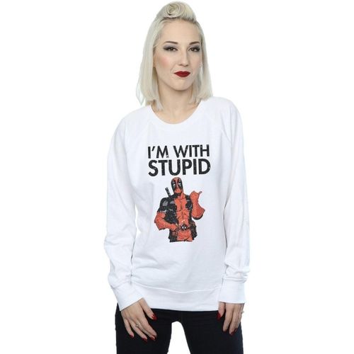 Sweat-shirt Marvel I'm With Stupid - Marvel - Modalova