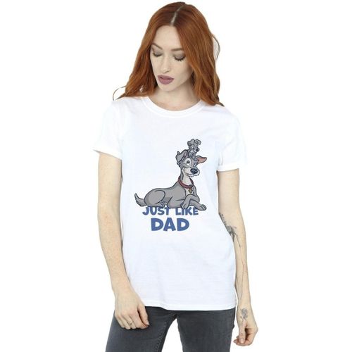 T-shirt Lady And The Tramp Just Like Dad - Disney - Modalova