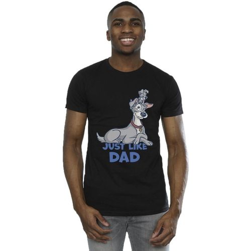 T-shirt Lady And The Tramp Just Like Dad - Disney - Modalova