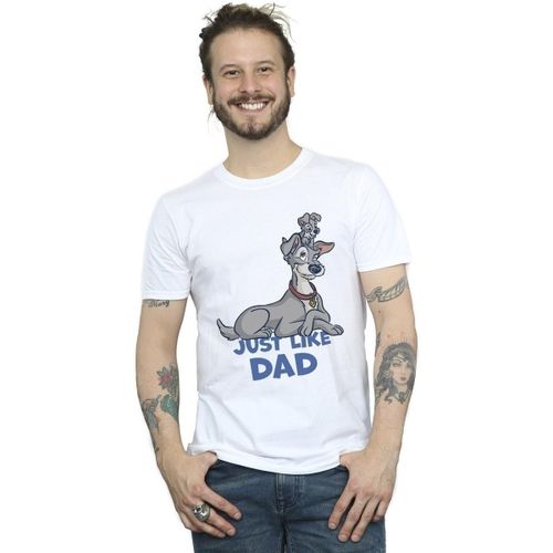 T-shirt Lady And The Tramp Just Like Dad - Disney - Modalova
