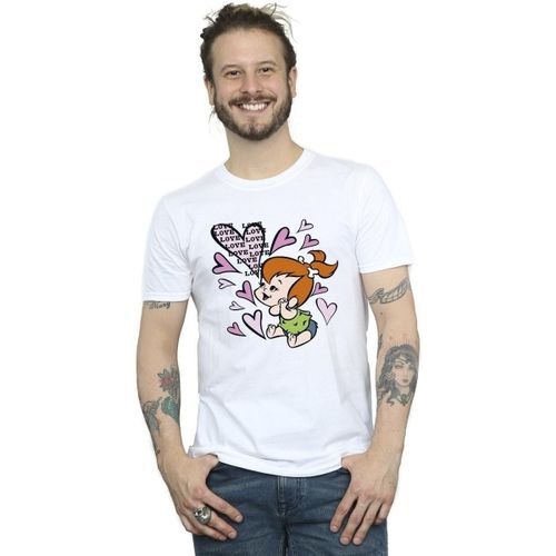 T-shirt Love Love Love - The Flintstones - Modalova