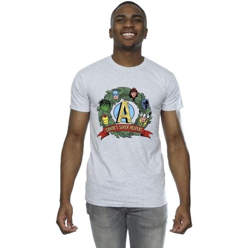 T-shirt Santa's Super Helpers - Marvel - Modalova