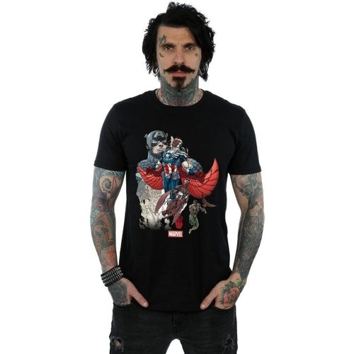T-shirt Marvel Falcon Evolution - Marvel - Modalova
