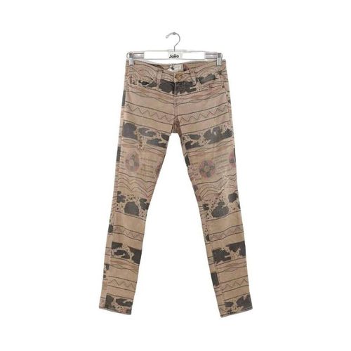 Jeans Jean slim en coton marron - Current Elliott - Modalova