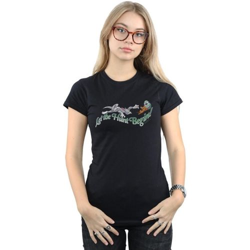 T-shirt Let The Hunt Begin - Dessins Animés - Modalova