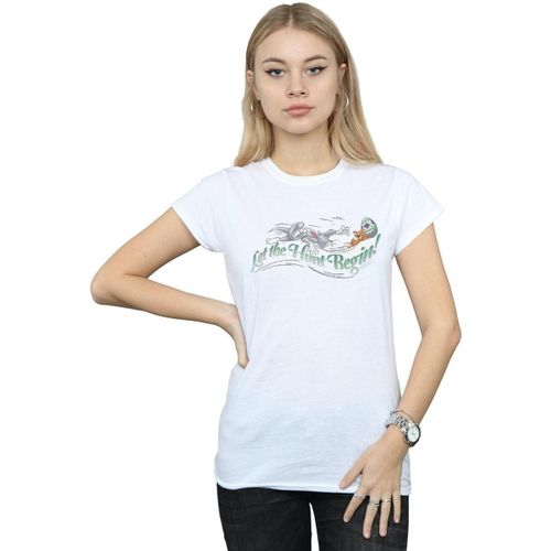 T-shirt Let The Hunt Begin - Dessins Animés - Modalova