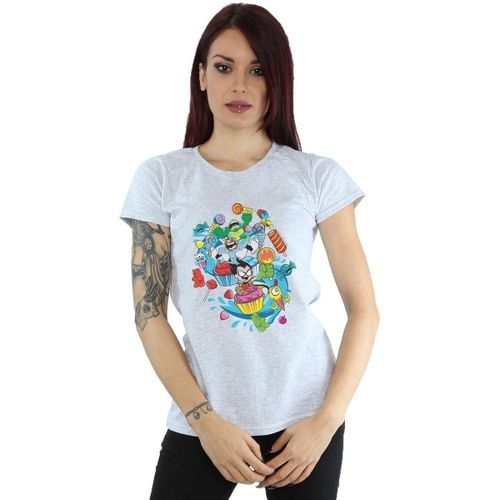 T-shirt Teen Titans Go Candy Mania - Dc Comics - Modalova