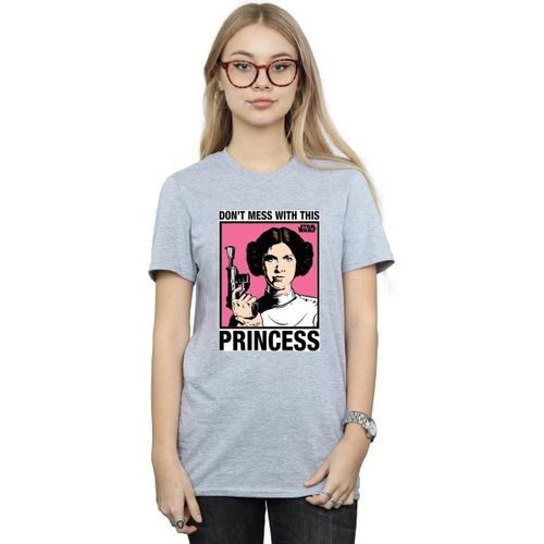 T-shirt A New Hope Don't Mess With Princess - Disney - Modalova