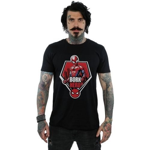 T-shirt Marvel Born Hero - Marvel - Modalova