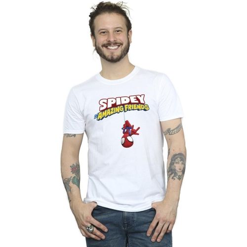 T-shirt Marvel Hanging Upside Down - Marvel - Modalova