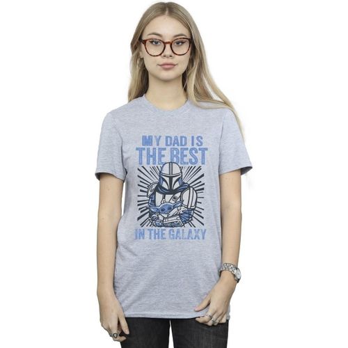 T-shirt Disney Mandalorian Best Dad - Disney - Modalova