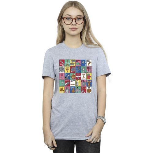 T-shirt Grid Squares - Dessins Animés - Modalova