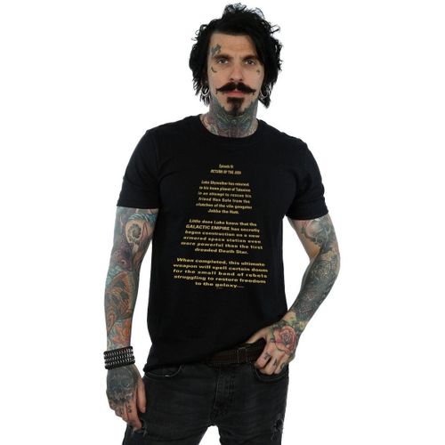 T-shirt Return Of The Jedi Opening Crawl - Disney - Modalova