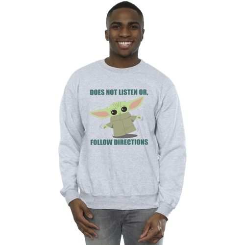 Sweat-shirt The Mandalorian Does Not Listen - Disney - Modalova