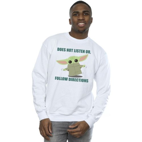 Sweat-shirt The Mandalorian Does Not Listen - Disney - Modalova