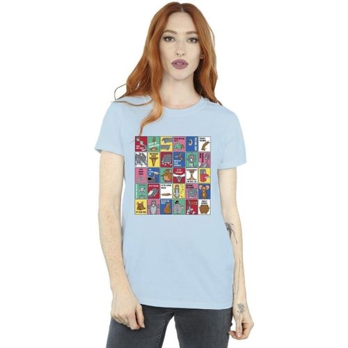 T-shirt Grid Squares - Dessins Animés - Modalova