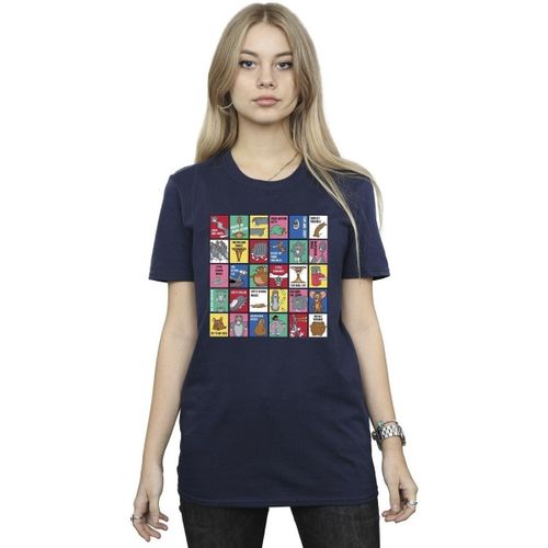 T-shirt Grid Squares - Dessins Animés - Modalova