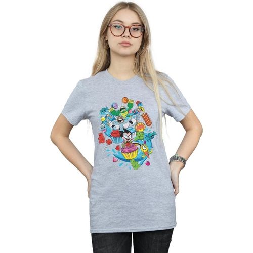 T-shirt Teen Titans Go Candy Mania - Dc Comics - Modalova