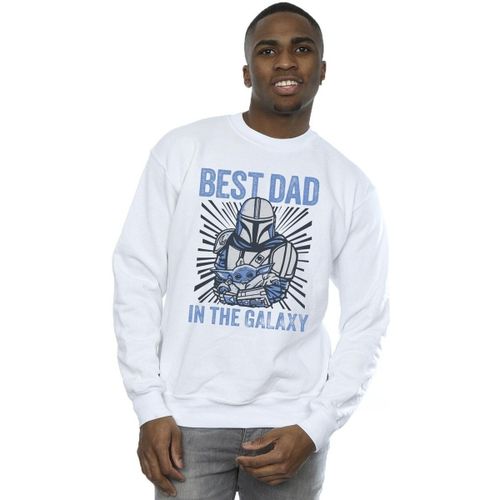 Sweat-shirt Mandalorian Best Dad Galaxy - Disney - Modalova