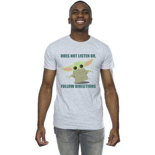 T-shirt The Mandalorian Does Not Listen - Disney - Modalova