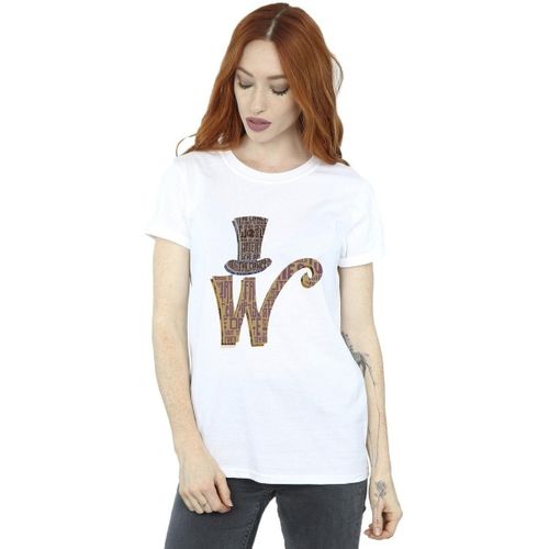 T-shirt Willy Wonka W Logo Hat - Willy Wonka - Modalova