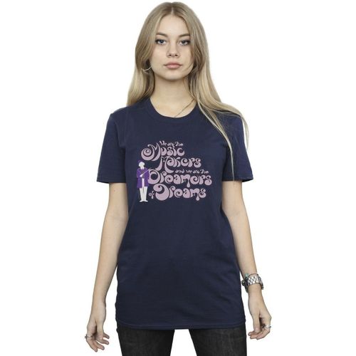 T-shirt Willy Wonka Dreamers Text - Willy Wonka - Modalova
