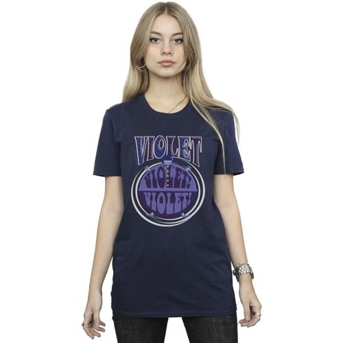 T-shirt Violet Turning Violet - Willy Wonka - Modalova