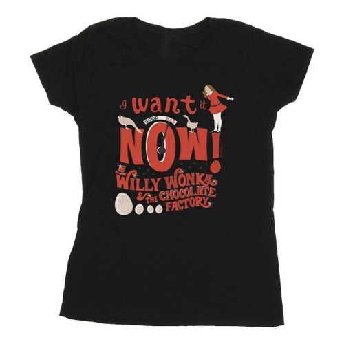 T-shirt Verruca Salt I Want It Now - Willy Wonka - Modalova