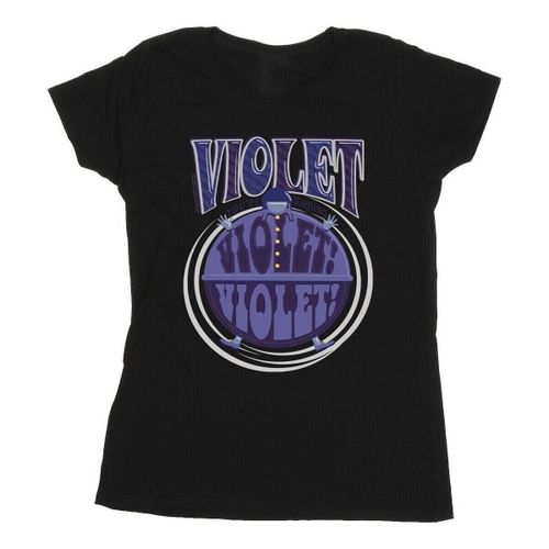 T-shirt Violet Turning Violet - Willy Wonka - Modalova