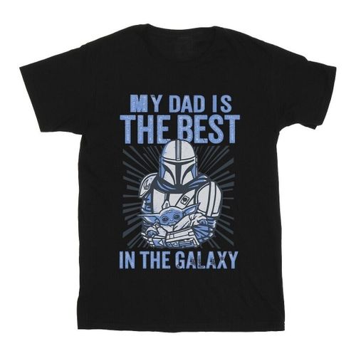 T-shirt Disney Mandalorian Best Dad - Disney - Modalova