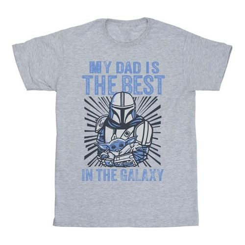 T-shirt Disney Mandalorian Best Dad - Disney - Modalova
