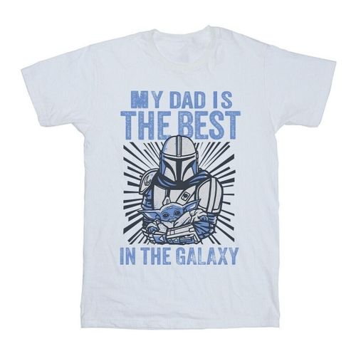 T-shirt Disney Mandalorian Best Dad - Disney - Modalova