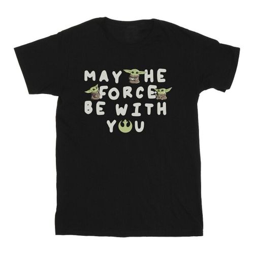 T-shirt The Mandalorian May The Force Be With You - Disney - Modalova