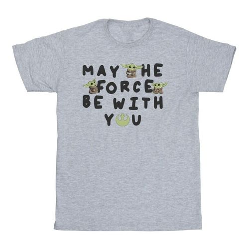 T-shirt The Mandalorian May The Force Be With You - Disney - Modalova