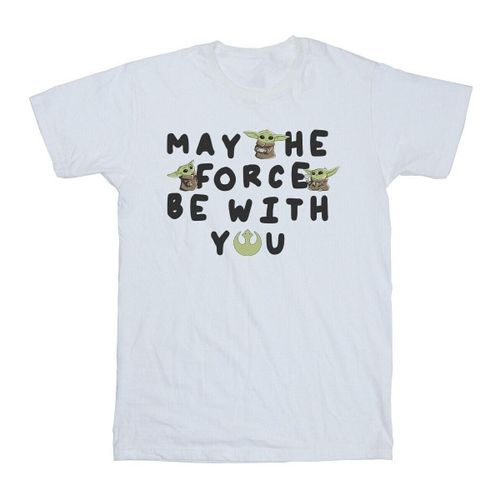 T-shirt The Mandalorian May The Force Be With You - Disney - Modalova