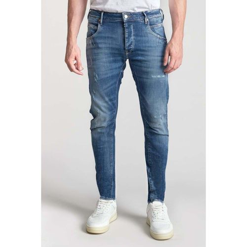 Jeans Jeans 900/03 tapered arqué locarn destroy bleu - Le Temps des Cerises - Modalova
